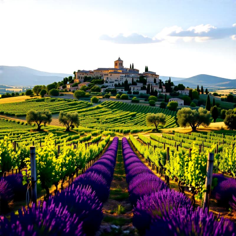 Paysage viticole de Provence